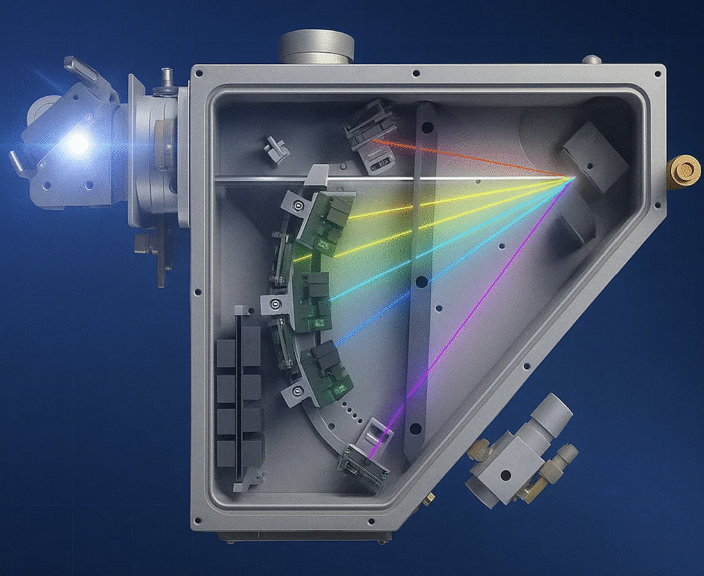 What is optical spectrometry and how does it work?